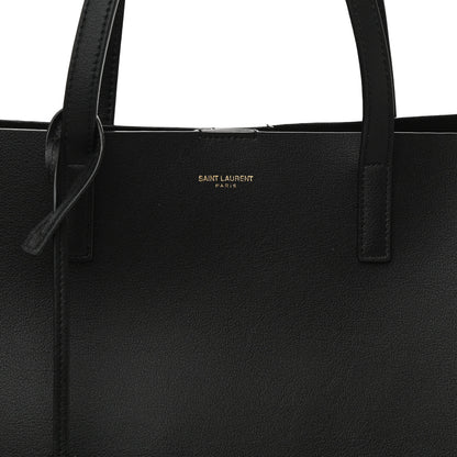 Saint Laurent Calfskin Large Shopping Tote Black 7 of 9