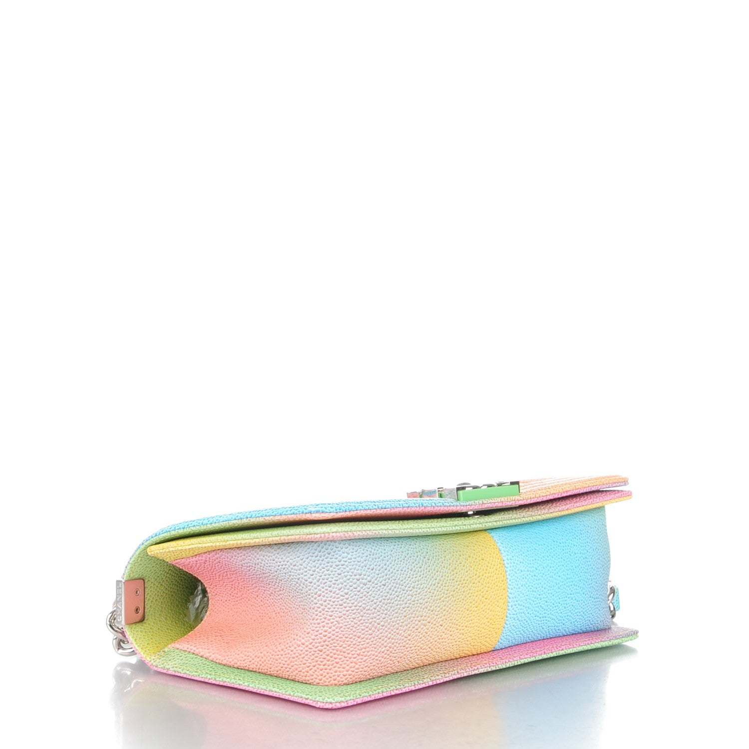 Chanel Caviar Quilted Medium Cuba Rainbow Boy Flap Multicolor 4 of 9