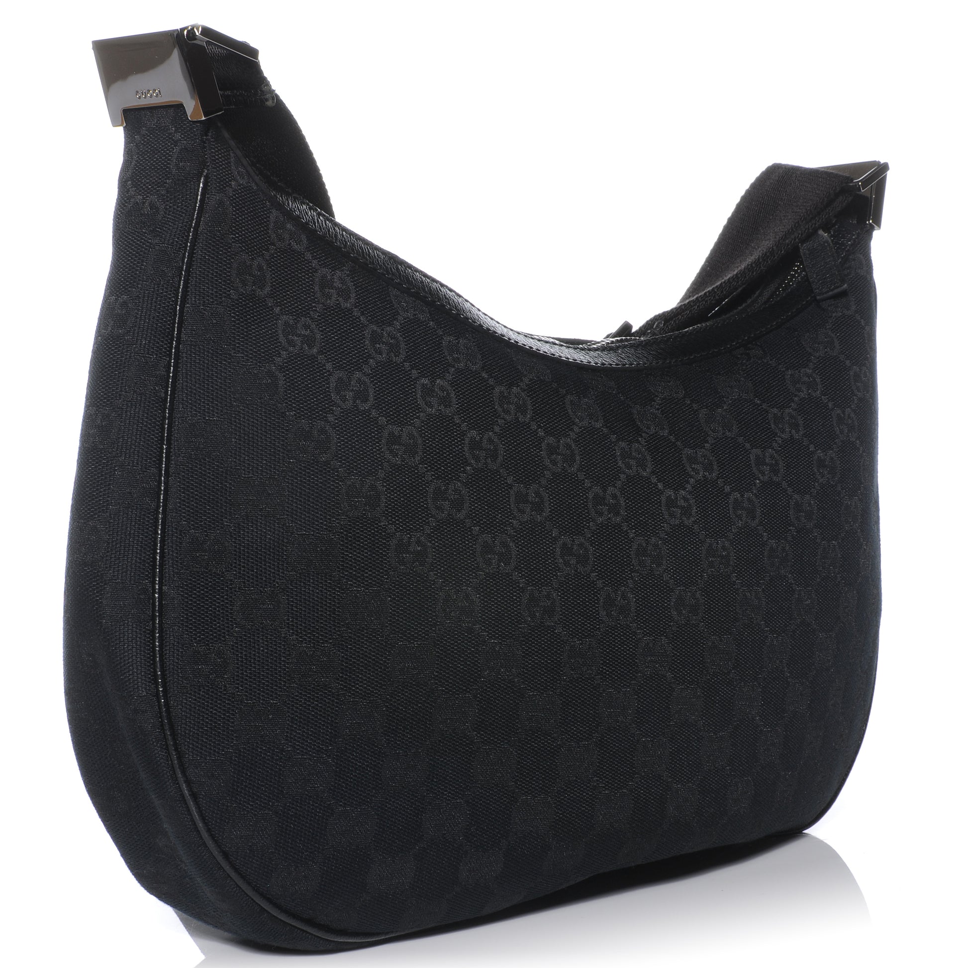 Gucci Monogram Messenger Bag Black 3 of 9
