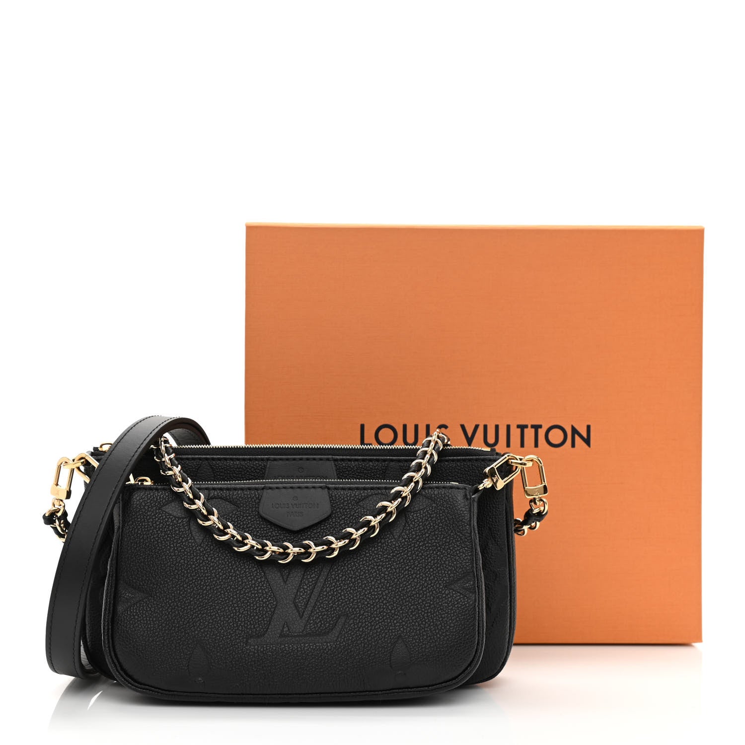 Louis Vuitton Empreinte Monogram Giant Multi Pochette Accessories Black 11 of 11
