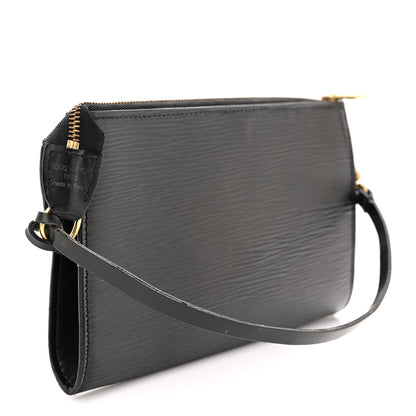 Louis Vuitton Epi Pochette Accessories 24 Black 3 of 10