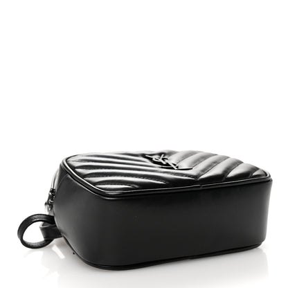 Saint Laurent Calfskin Matelasse Monogram Lou Belt Bag Black 4 of 10