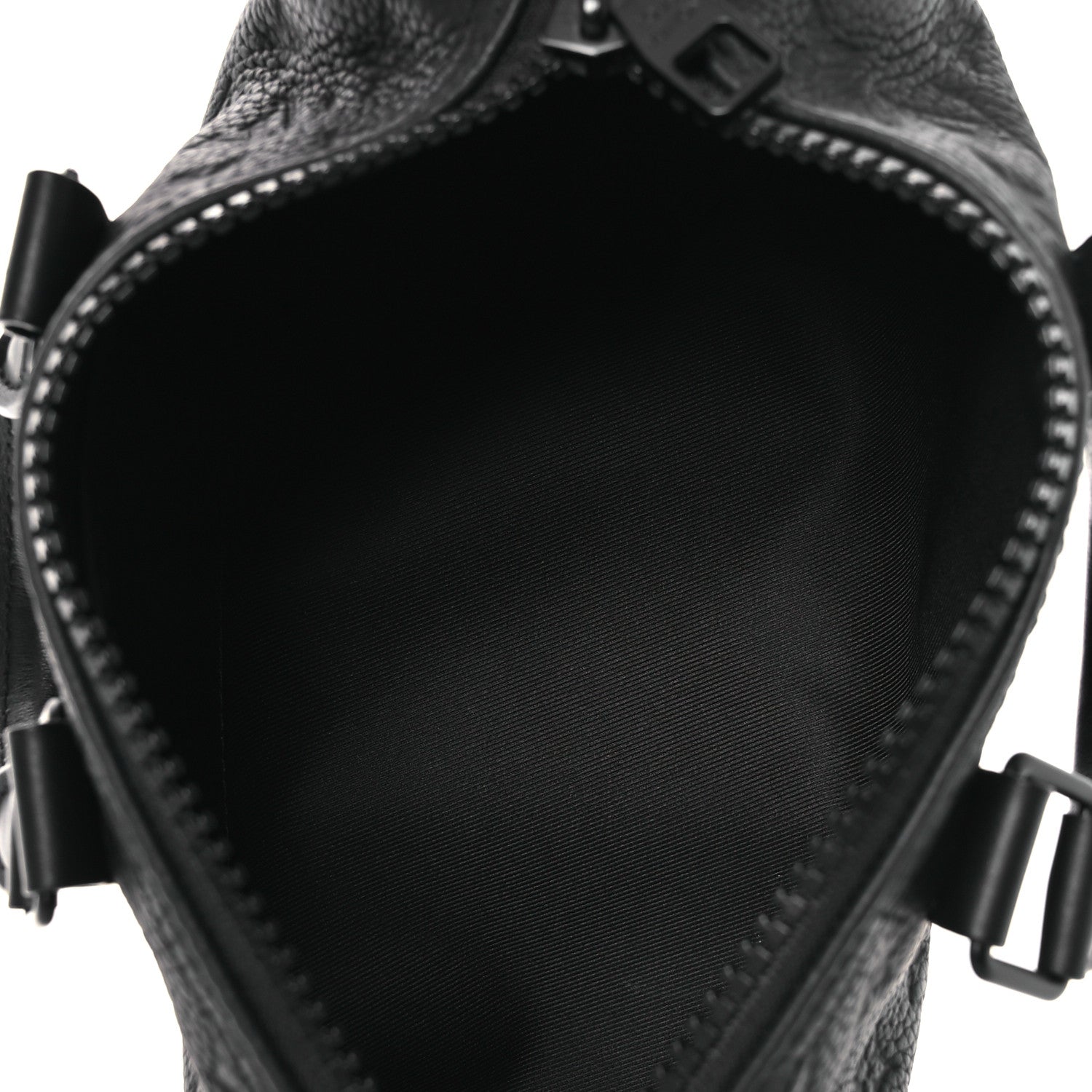 Louis Vuitton Monogram Taurillon Keepall Bandouliere 25 Black 4 of 9