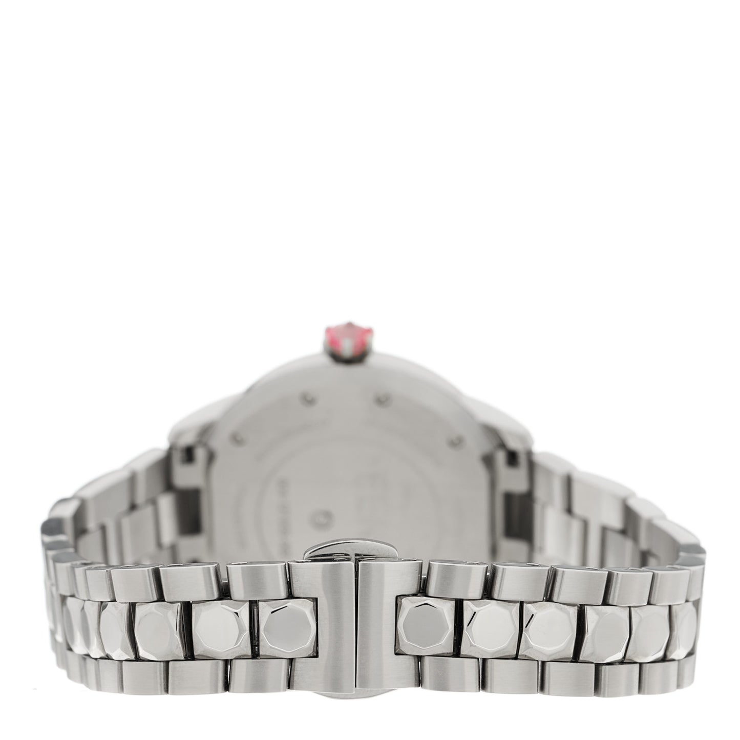 Stainless Steel Diamond Mother of Pearl Topaz Spinel 33mm Ishine Rotating Gem Quartz Watch