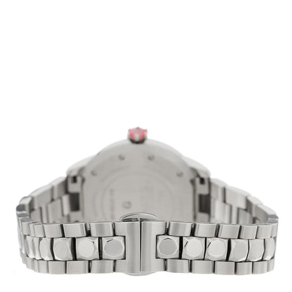 Fendi Stainless Steel Diamond Mother of Pearl Topaz Spinel 33mm Ishine Rotating Gem Quartz Watch 4 of 6