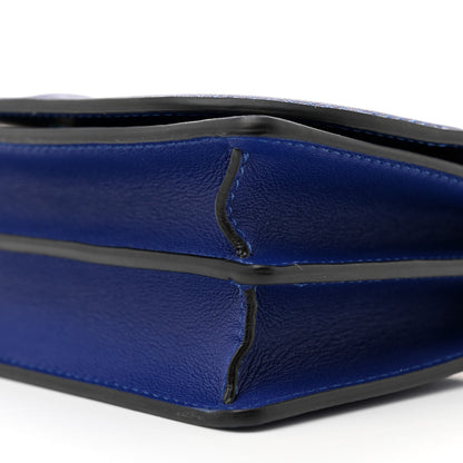 Valentino Garavani Calfskin VLogo Crossbody Blue 9 of 11