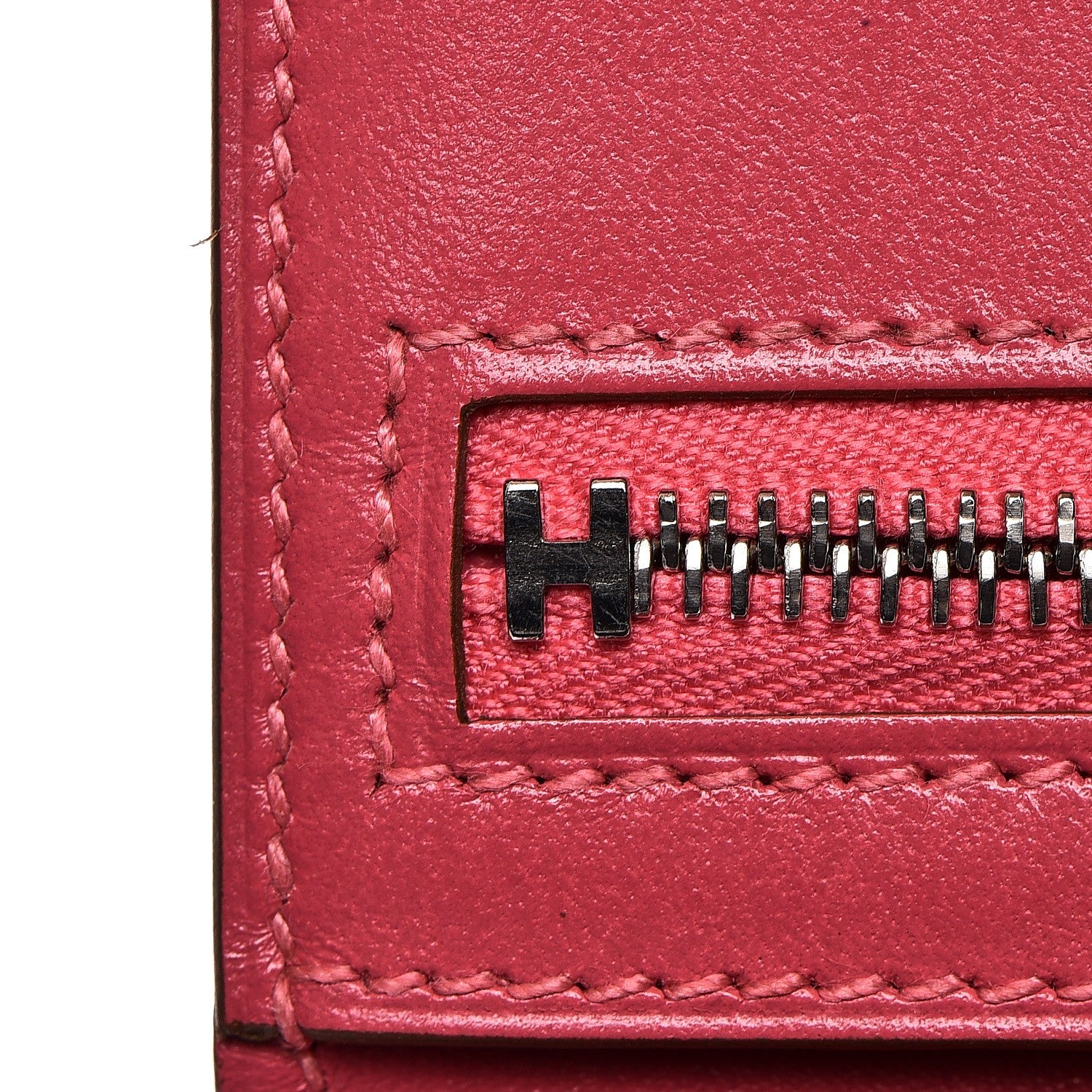Hermes Tadelakt Bearn Gusset Wallet Rose Azalee 9 of 10