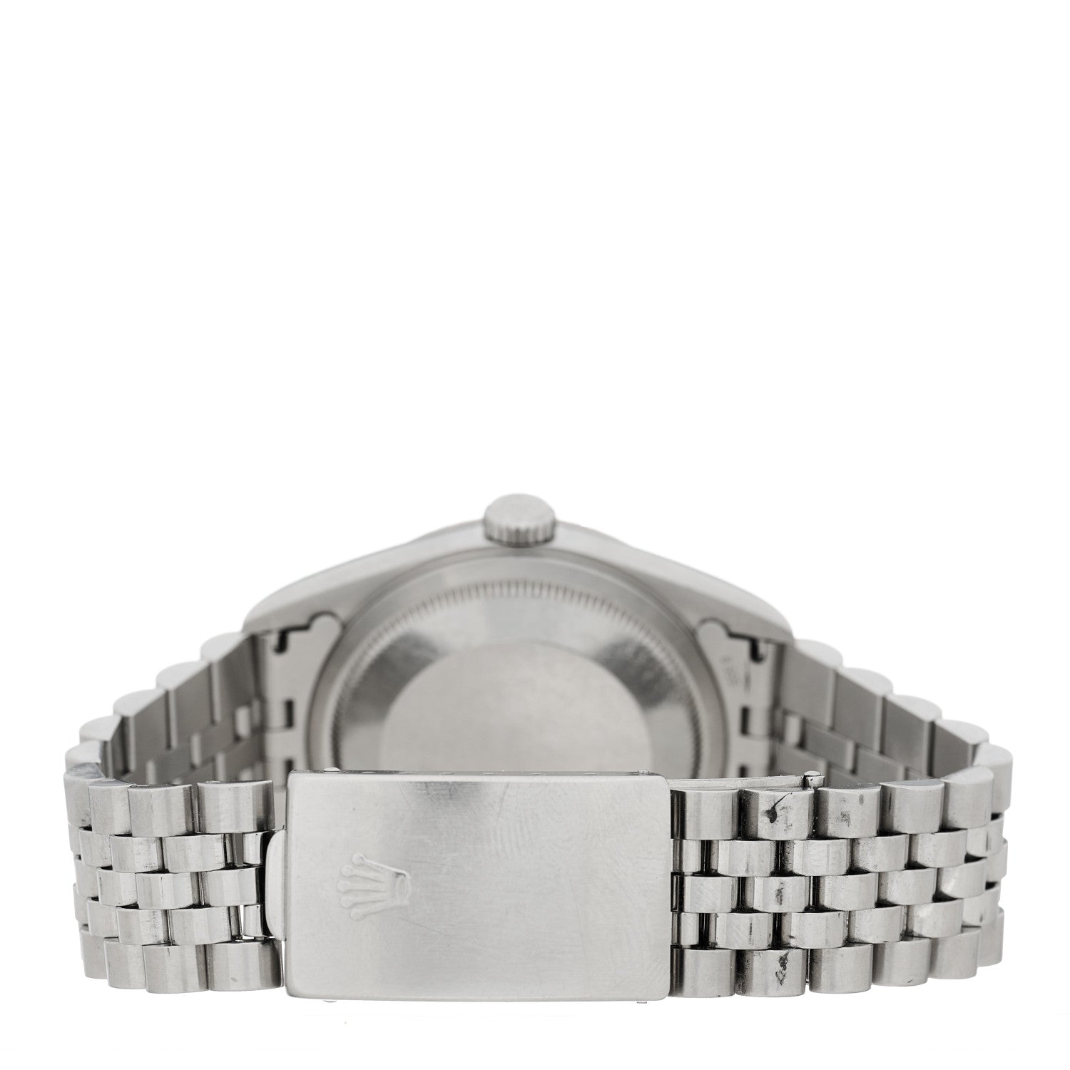 Rolex Stainless Steel 18K White Gold Diamond 36mm Oyster Perpetual Datejust Watch Silver 16234 3 of 4