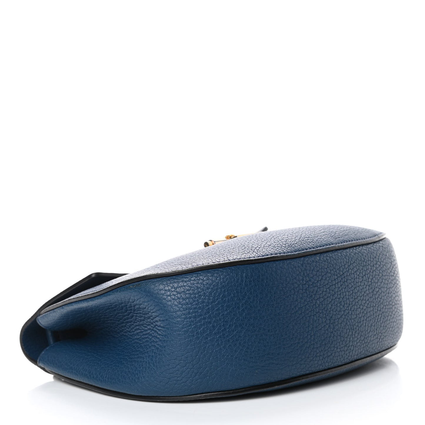 Grained Lambskin Mini Drew Shoulder Bag Factory Blue