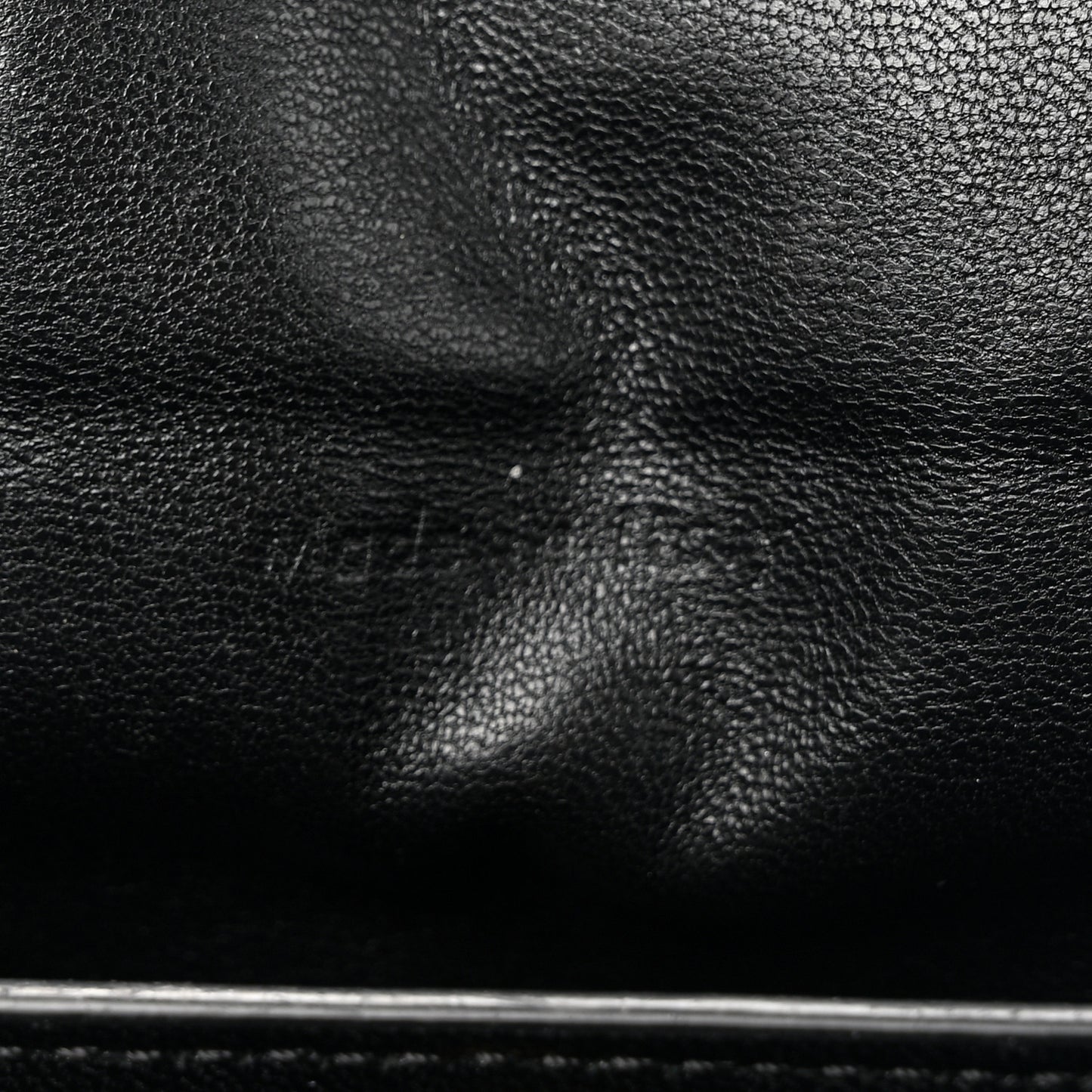Grained Calfskin Large Trotteur Black