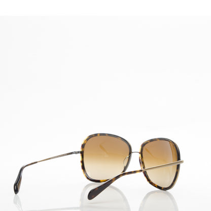 Oliver Peoples Emely Aviator Sunglasses Havana 4 of 7