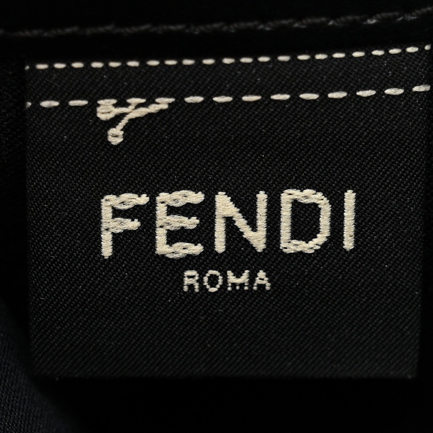 Fendi Vitello Cruise F is Fendi Compact Bi-Fold Wallet Black 7 of 8