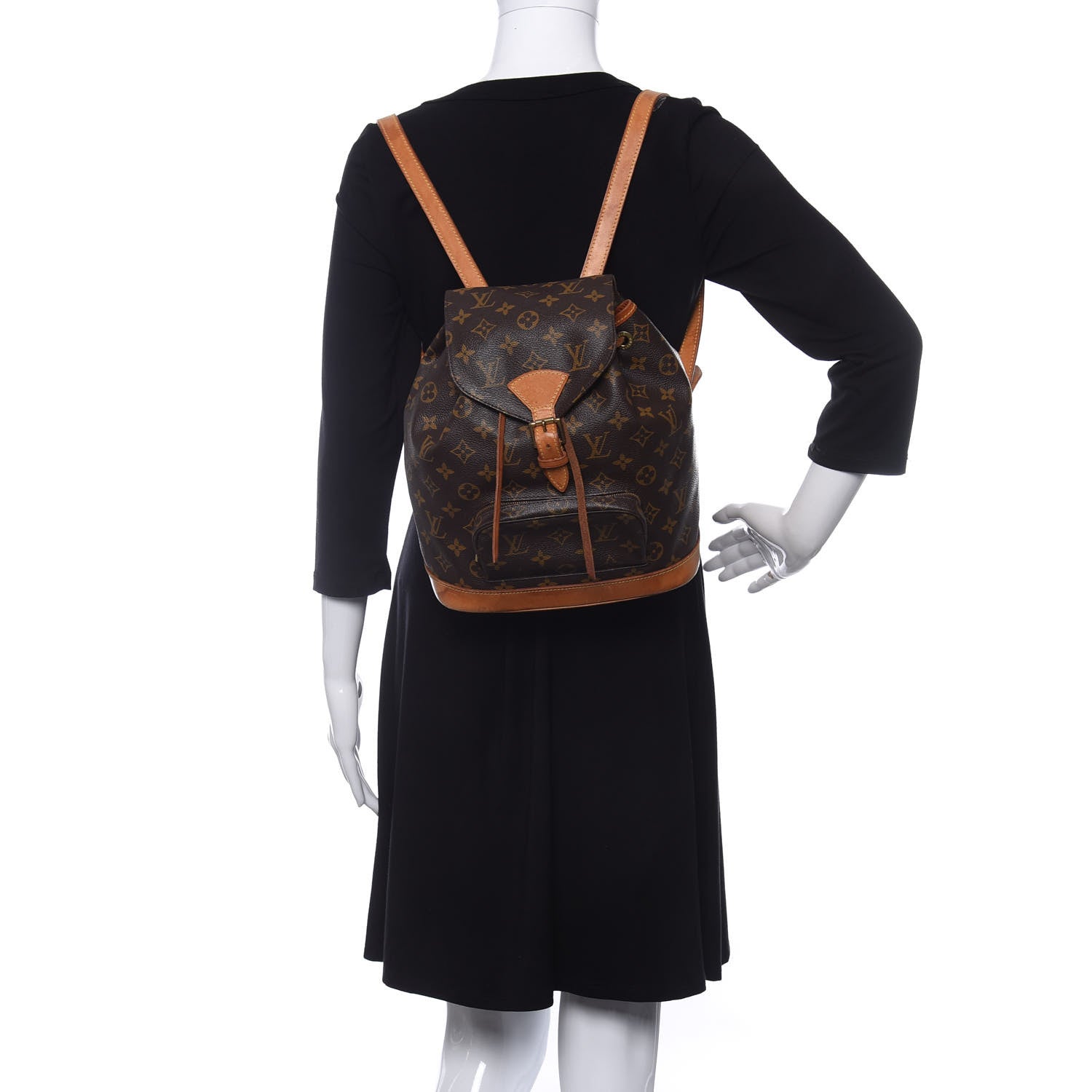 Louis Vuitton Monogram Montsouris MM Backpack 2 of 16