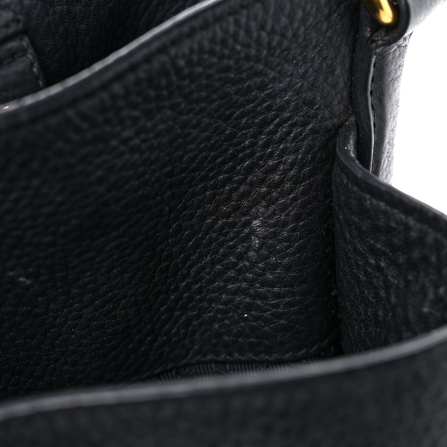 Vitello Daino Side Pocket Tote Black