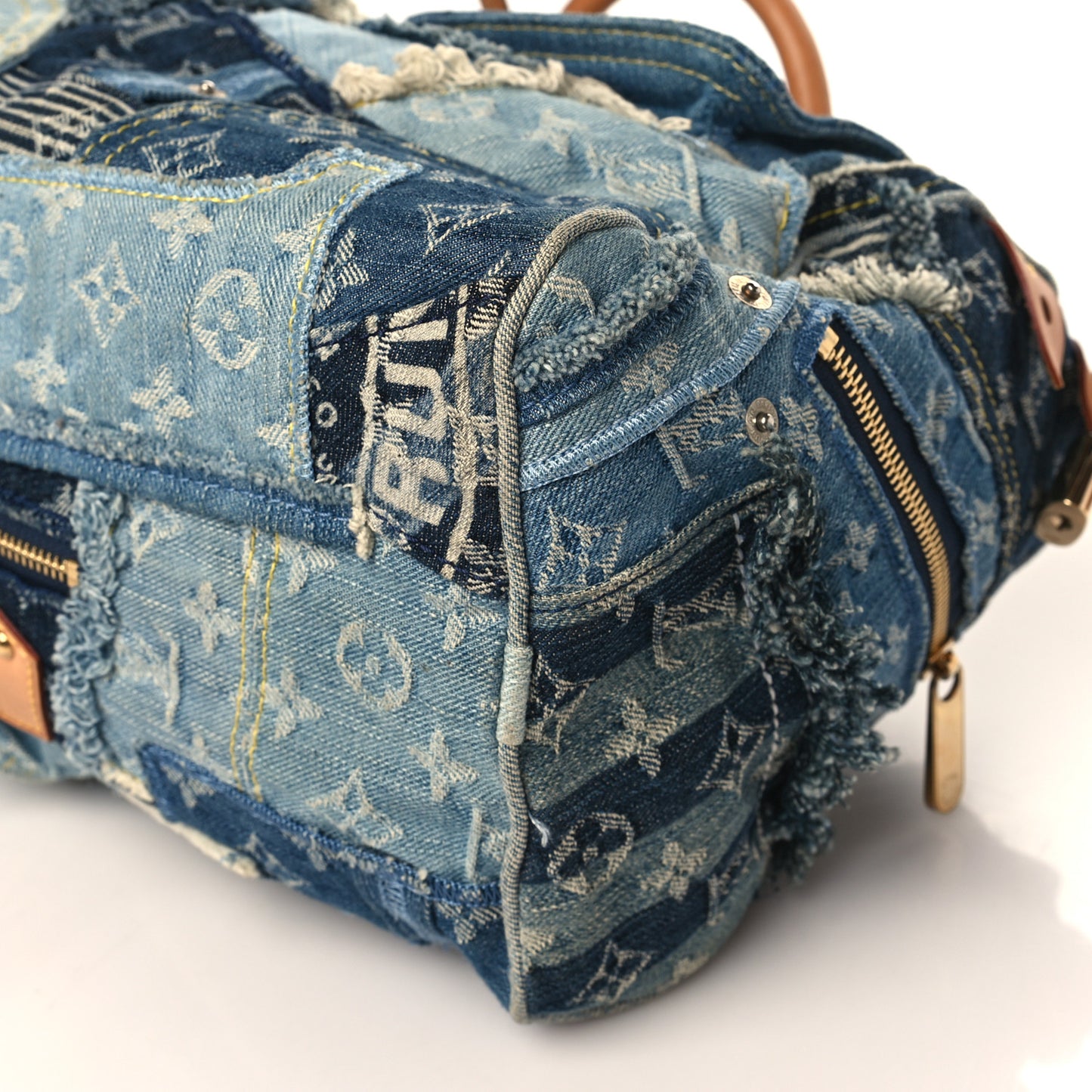 Denim Patchwork Speedy 30 Blue