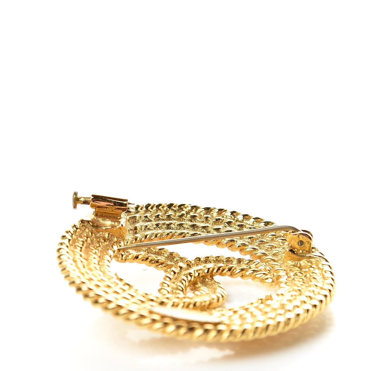 Rope CC Brooch Gold