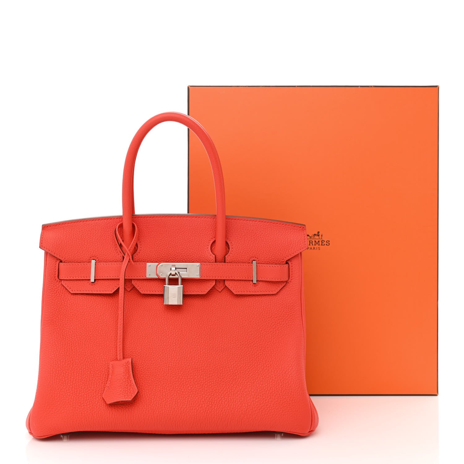 Hermes Togo Birkin 30 Capucine 11 of 11
