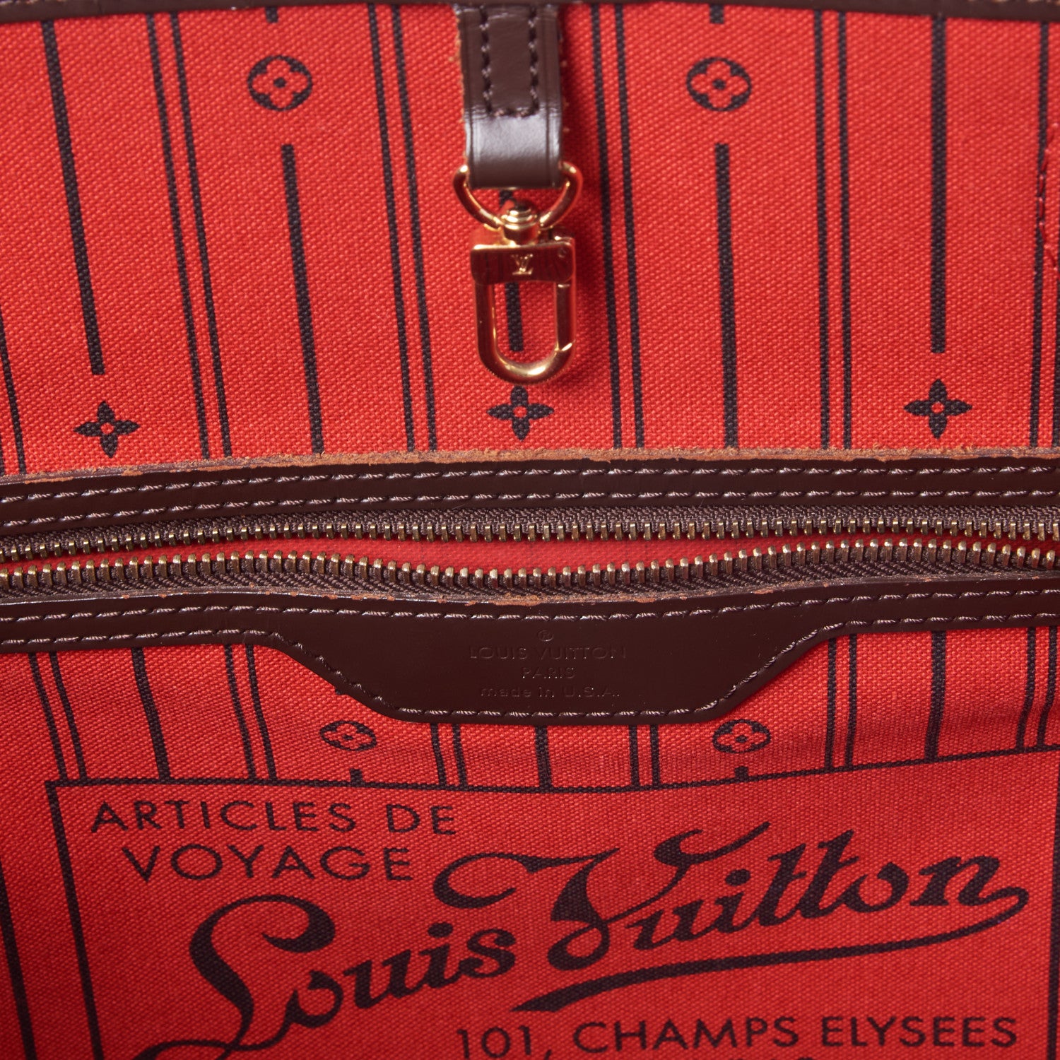 Louis Vuitton Damier Ebene Neverfull MM 7 of 11