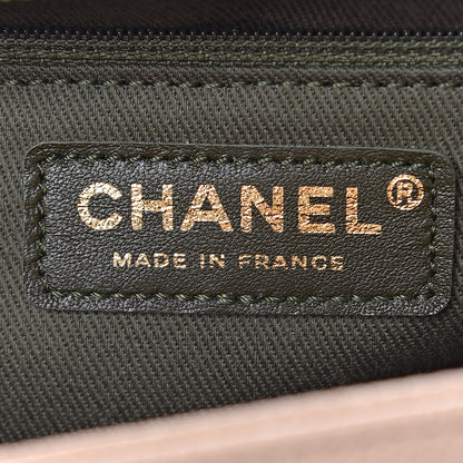 Chanel Caviar Quilted New Medium Boy Flap Beige Clair 7 of 10