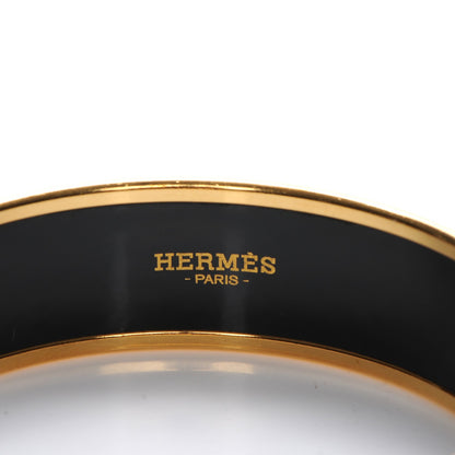 Hermes Enamel Printed Della Cavalleria Wide Bracelet 65 Foret 4 of 6
