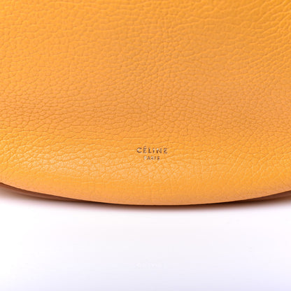 Celine Crisped Calfskin Medium Hobo Bag Saffron 6 of 11