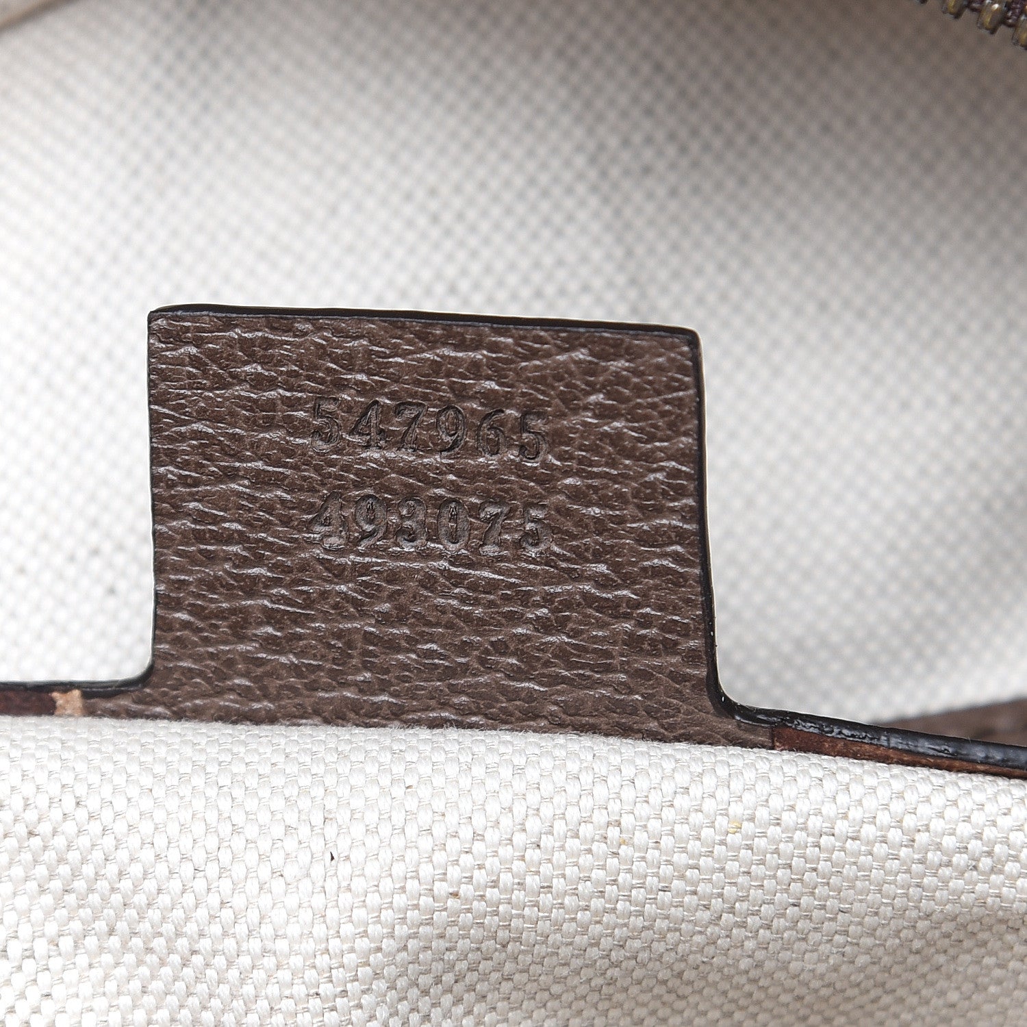Gucci GG Supreme Monogram Calfskin Web Small Ophidia Day Backpack Beige Ebony New Acero 7 of 11