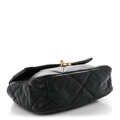 Chanel Lambskin Quilted Medium Chanel 19 Flap Black 4 of 10