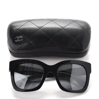 Chanel Mirror CC Sunglasses 5357 Black 8 of 8