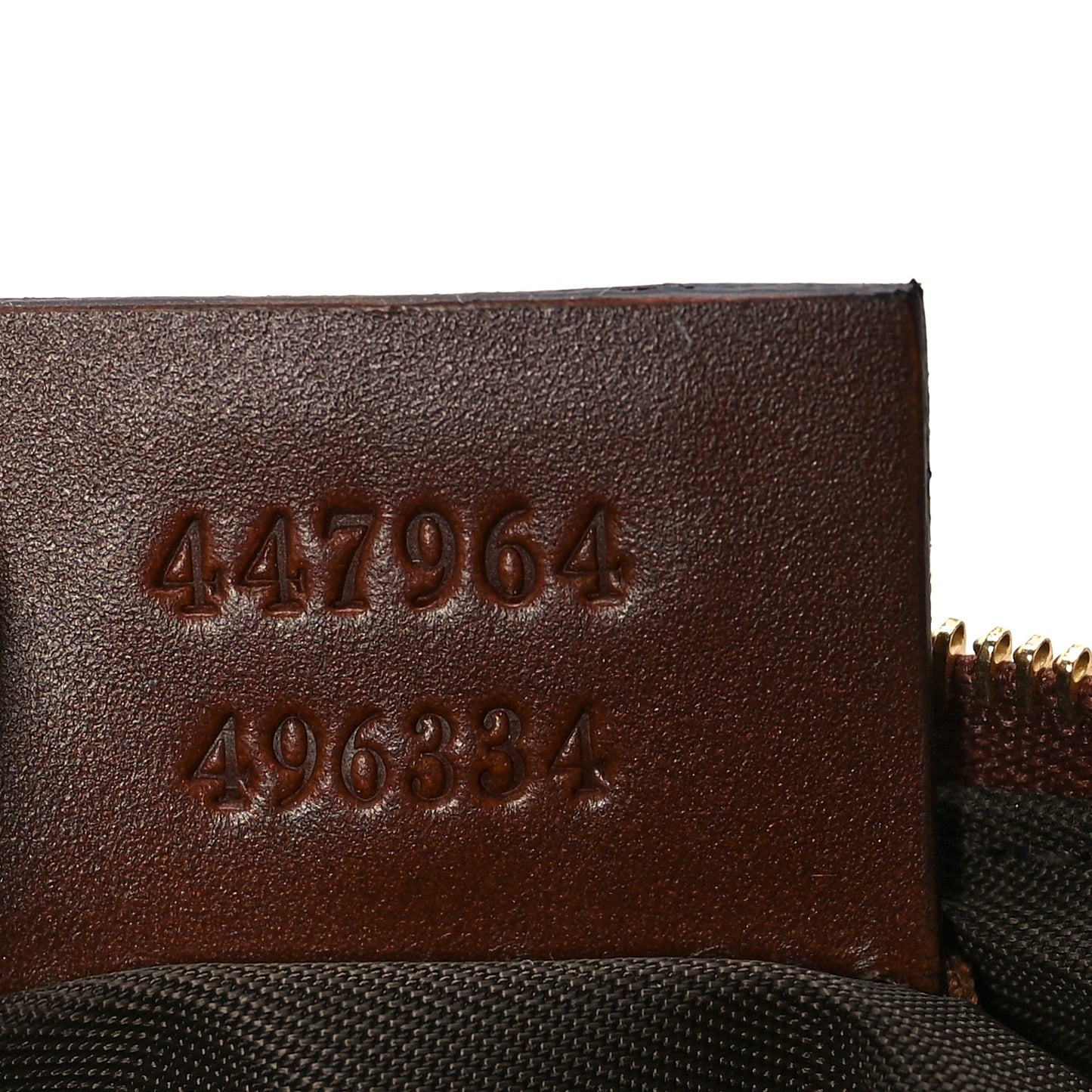 GG Supreme Monogram Key Case Beige Ebony Cuir