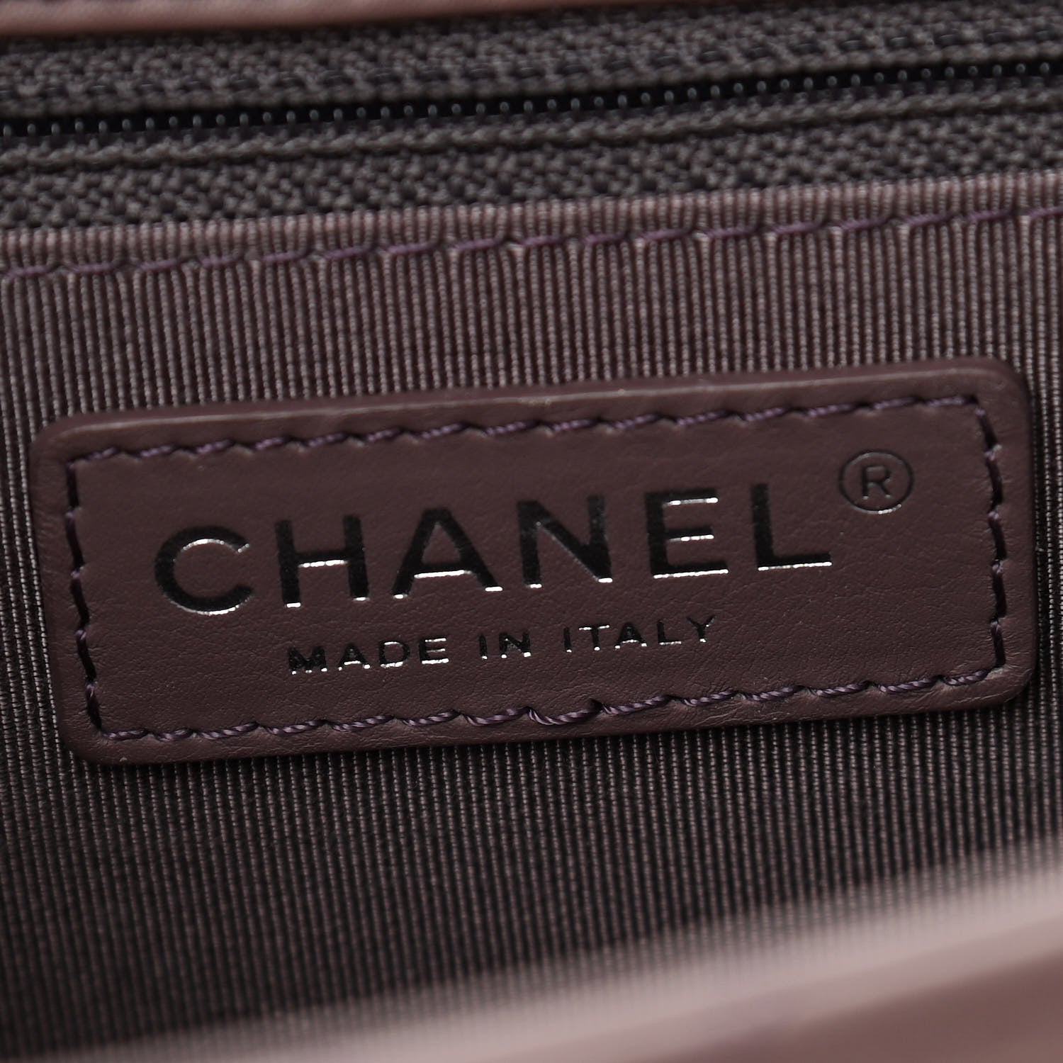 Chanel Calfskin Quilted Large Double Chained Messenger Flap Purple 6 of 10