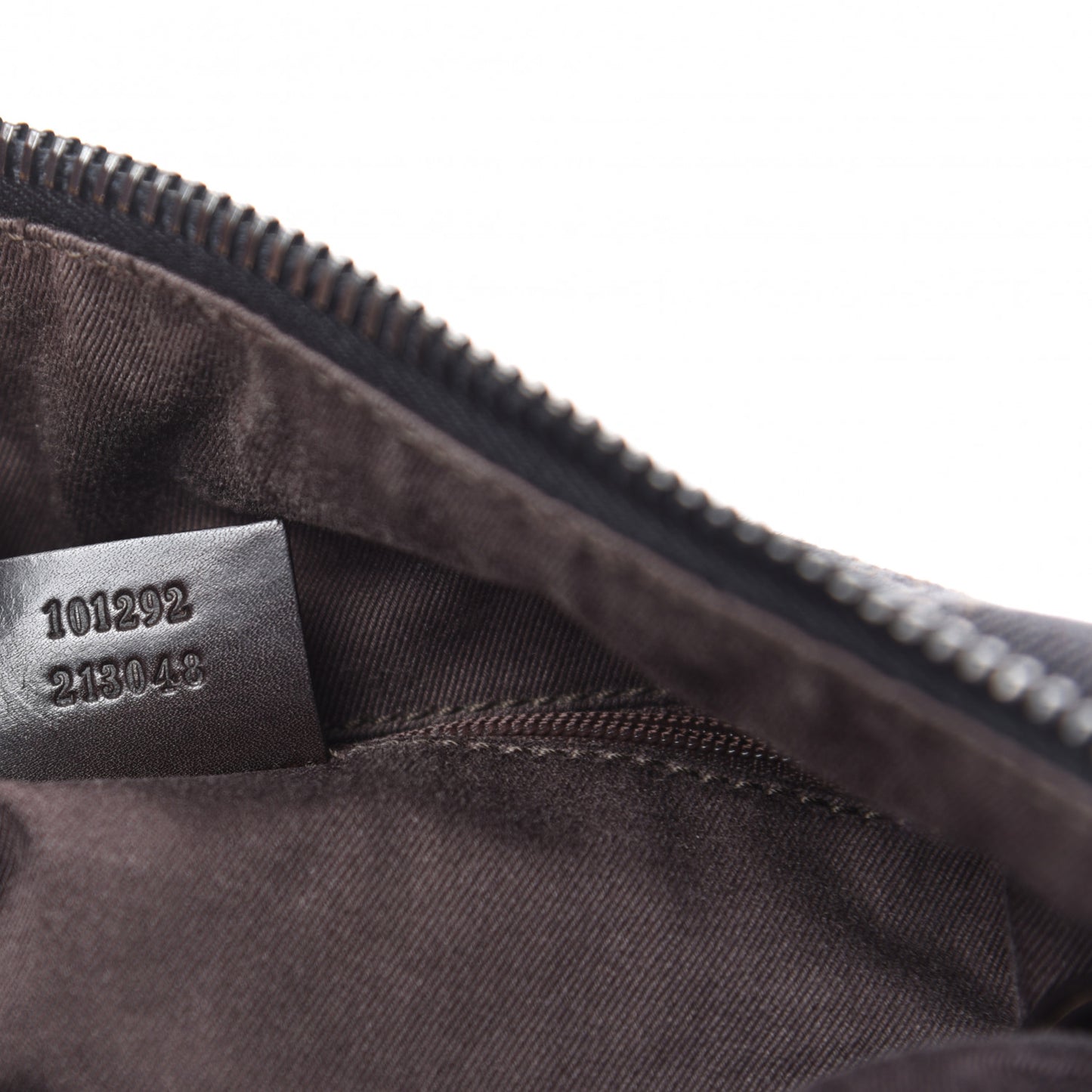 Canvas Monogram Shoulder Bag Brown