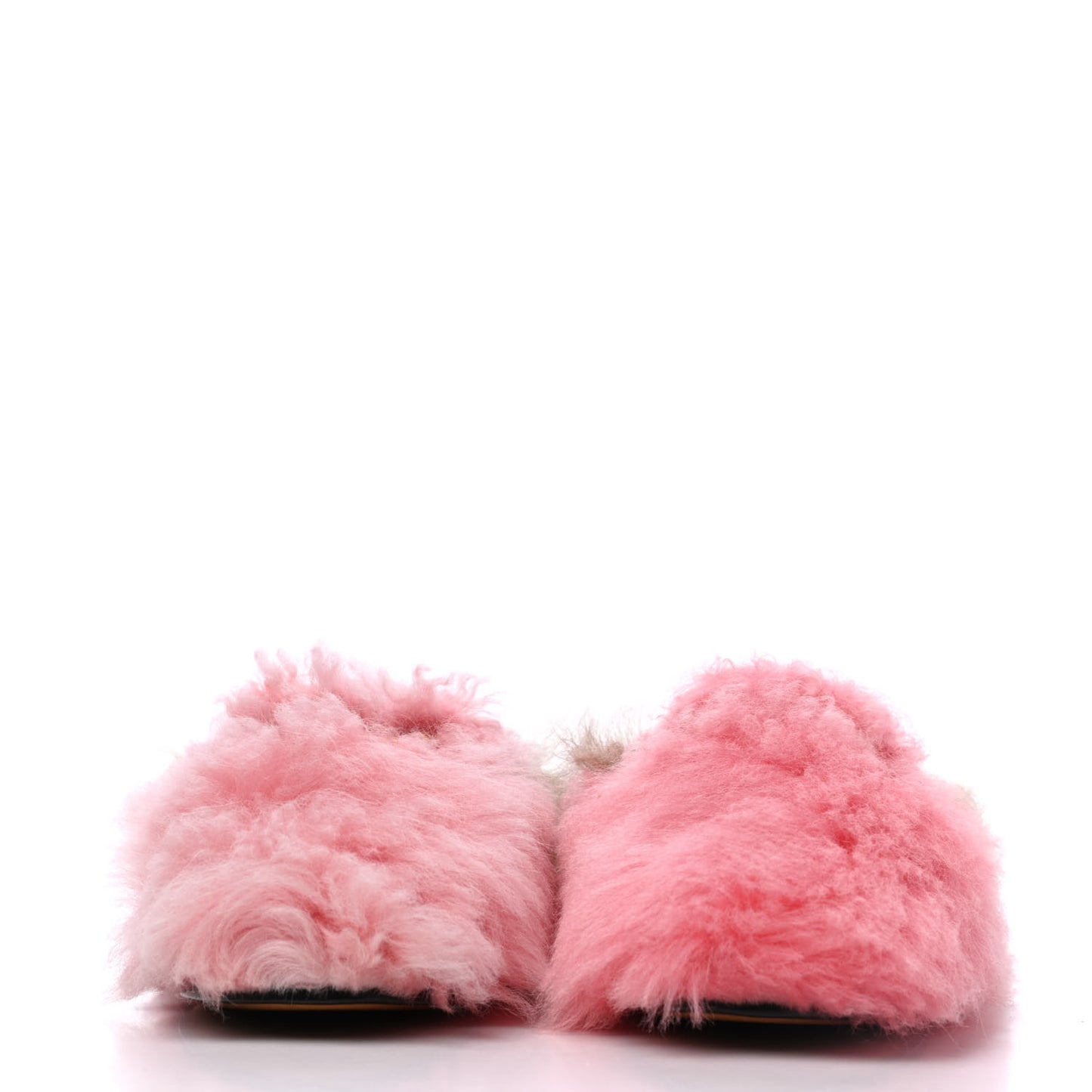 Merino Wool Womens Princetown Slippers 35 Pink