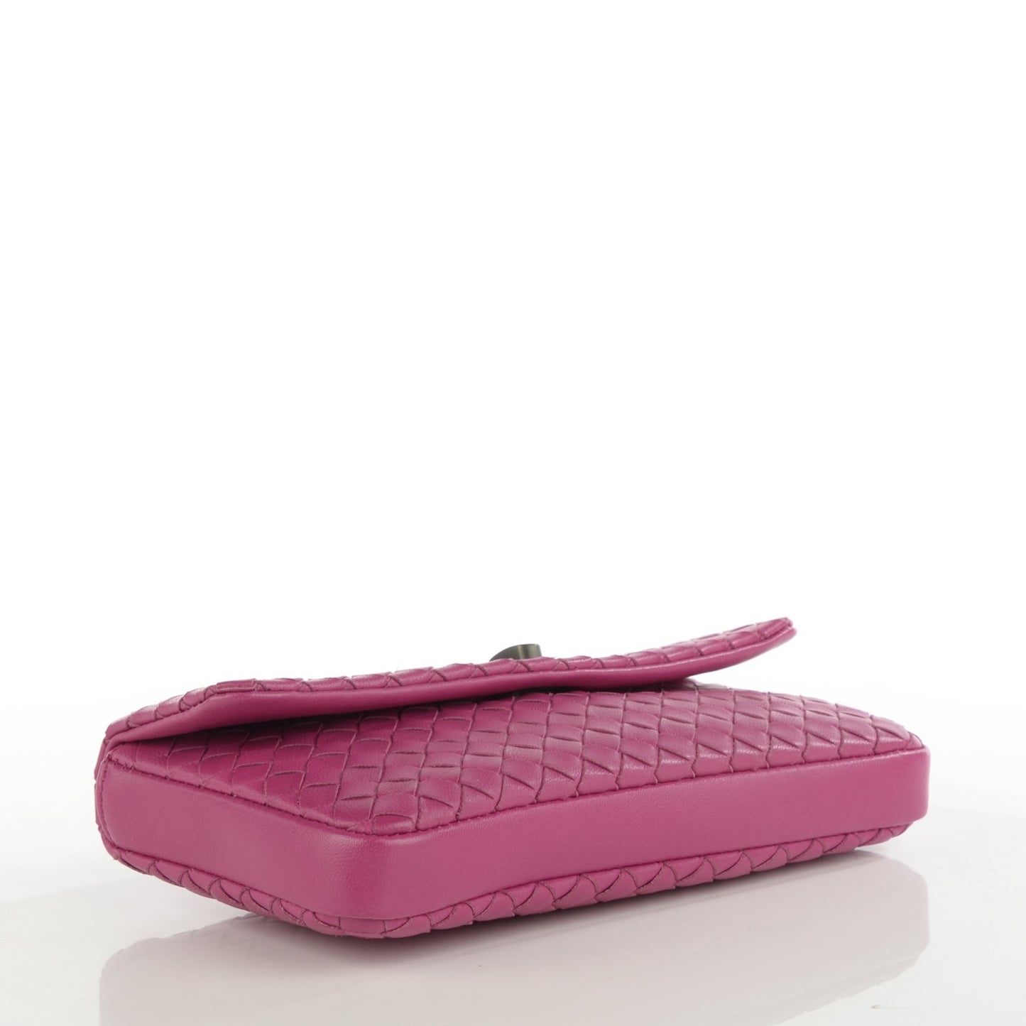 Nappa Intrecciato Clutch Ametista