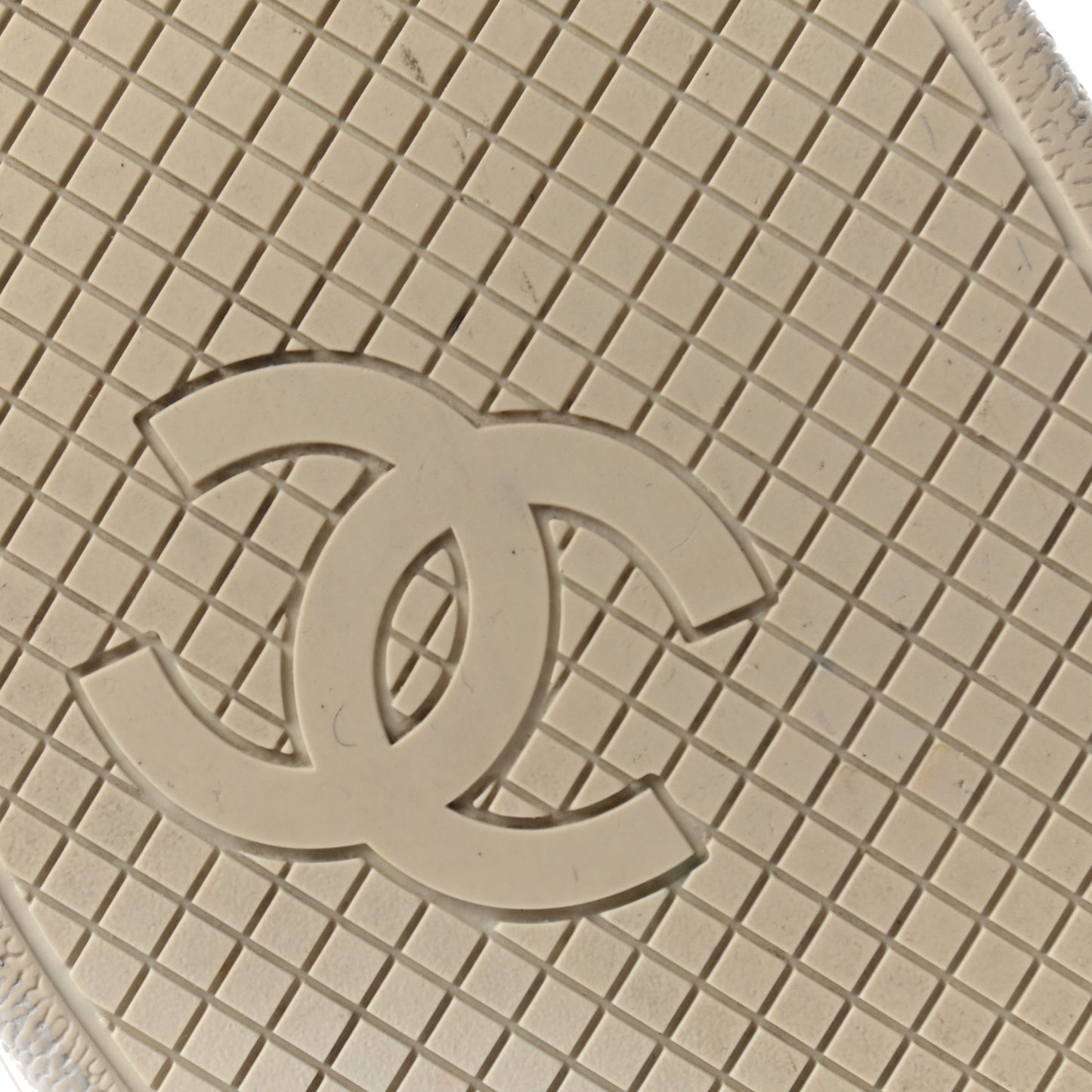 Calfskin CC Sneakers 40 White