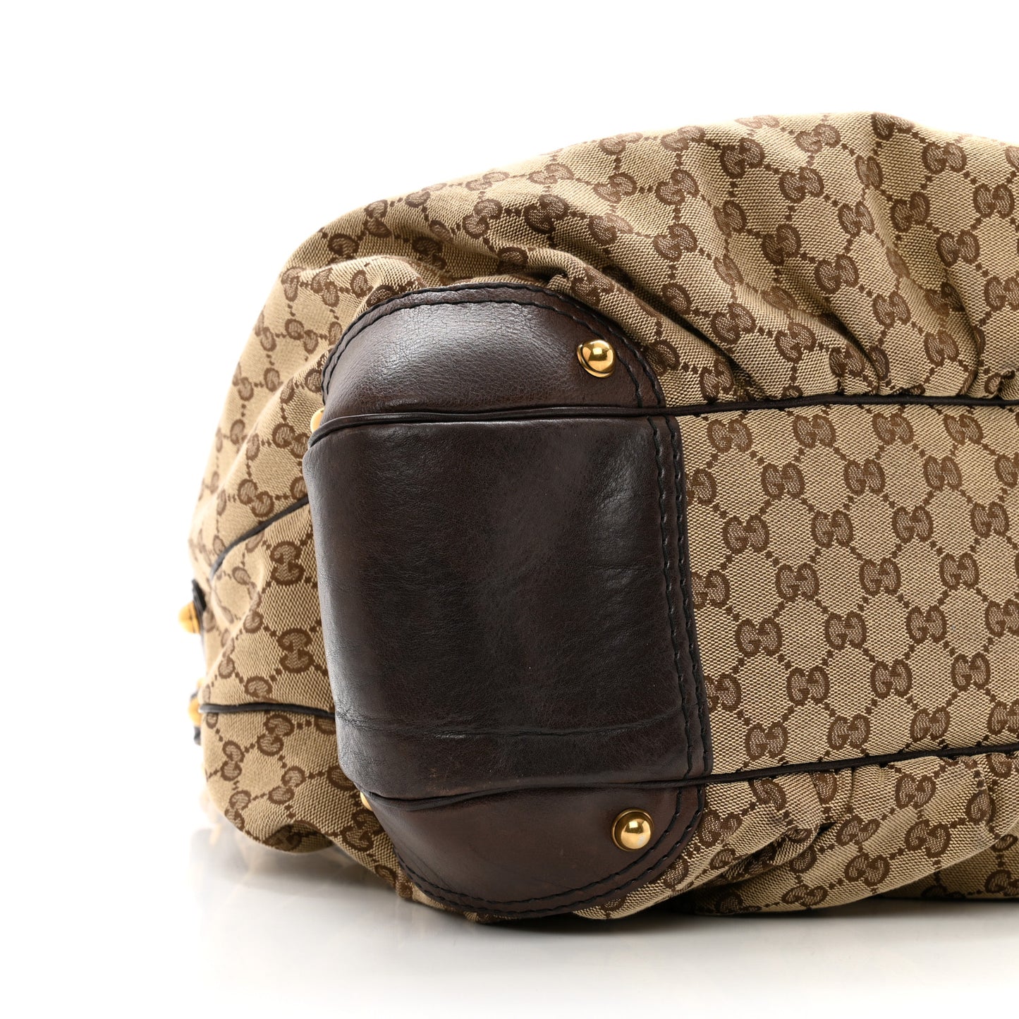 Monogram Large Jockey Hobo Dark Brown