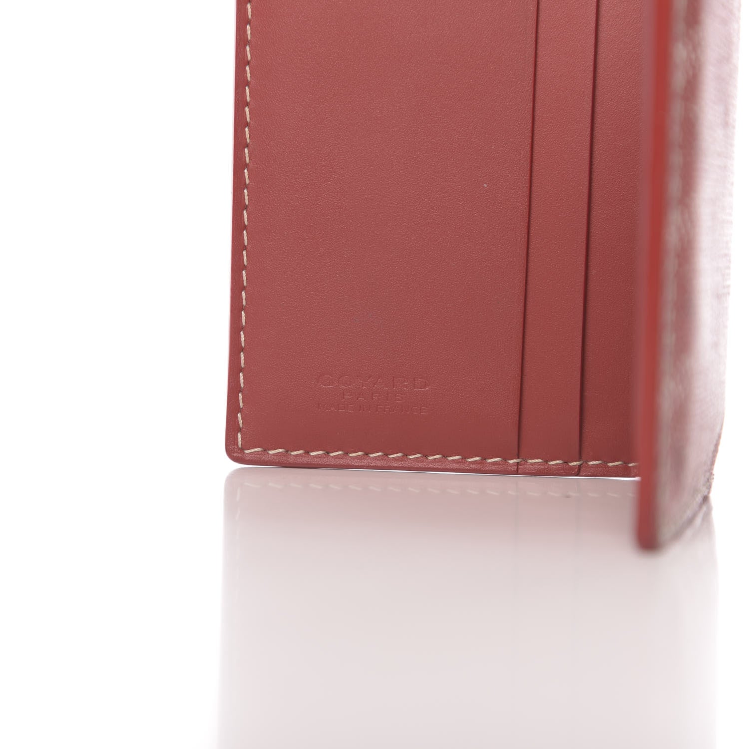 Goyard Goyardine Saint Marc Card Holder Red 6 of 6