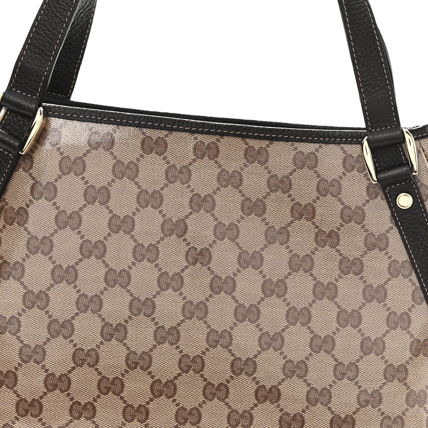 Gucci Crystal Monogram Medium Abbey Shoulder Bag Dark Brown 8 of 10
