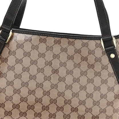 Gucci Crystal Monogram Medium Abbey Shoulder Bag Dark Brown 8 of 10