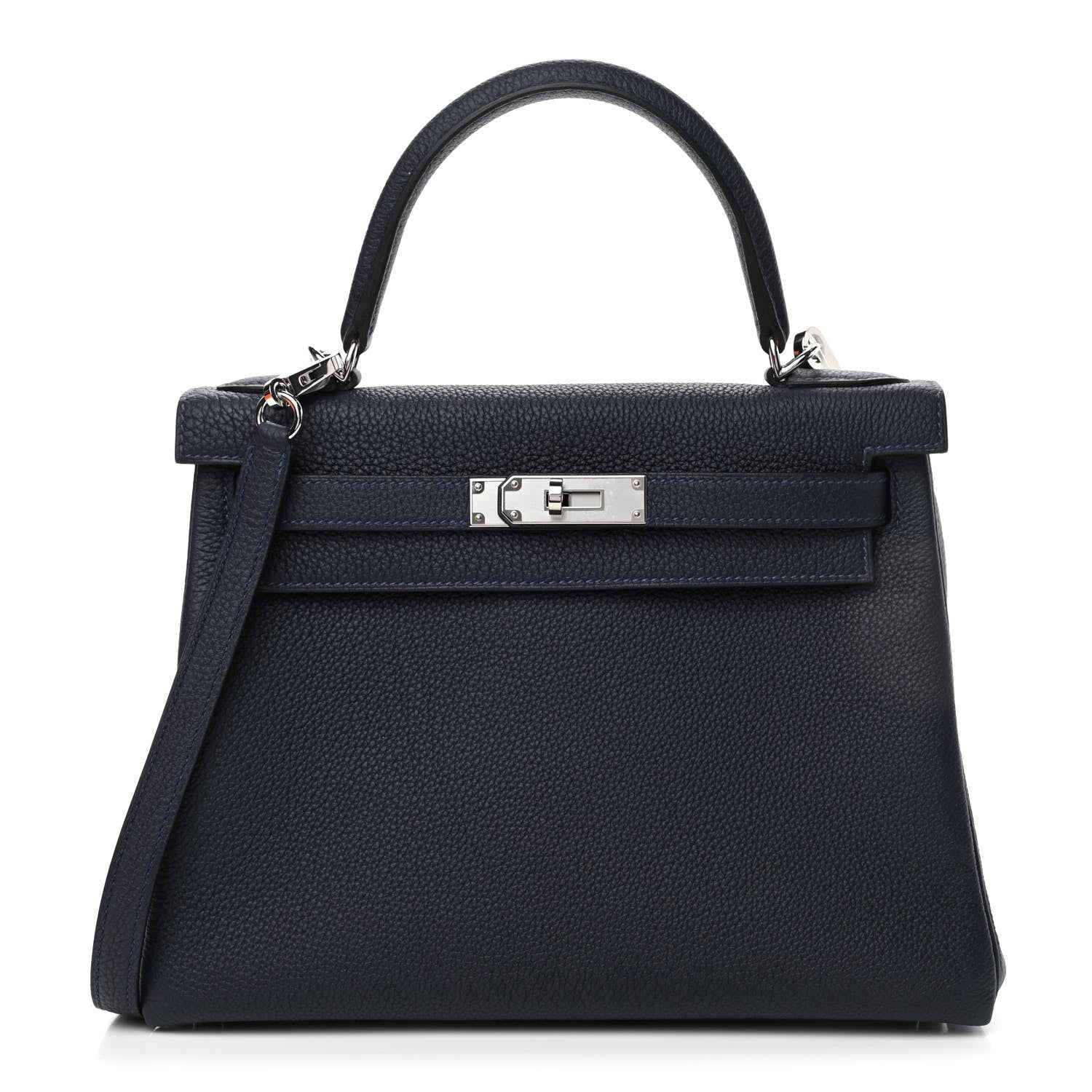 Hermes Togo Kelly Retourne 28 Bleu Nuit 1 of 11