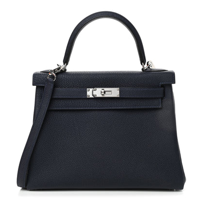 Hermes Togo Kelly Retourne 28 Bleu Nuit 1 of 11