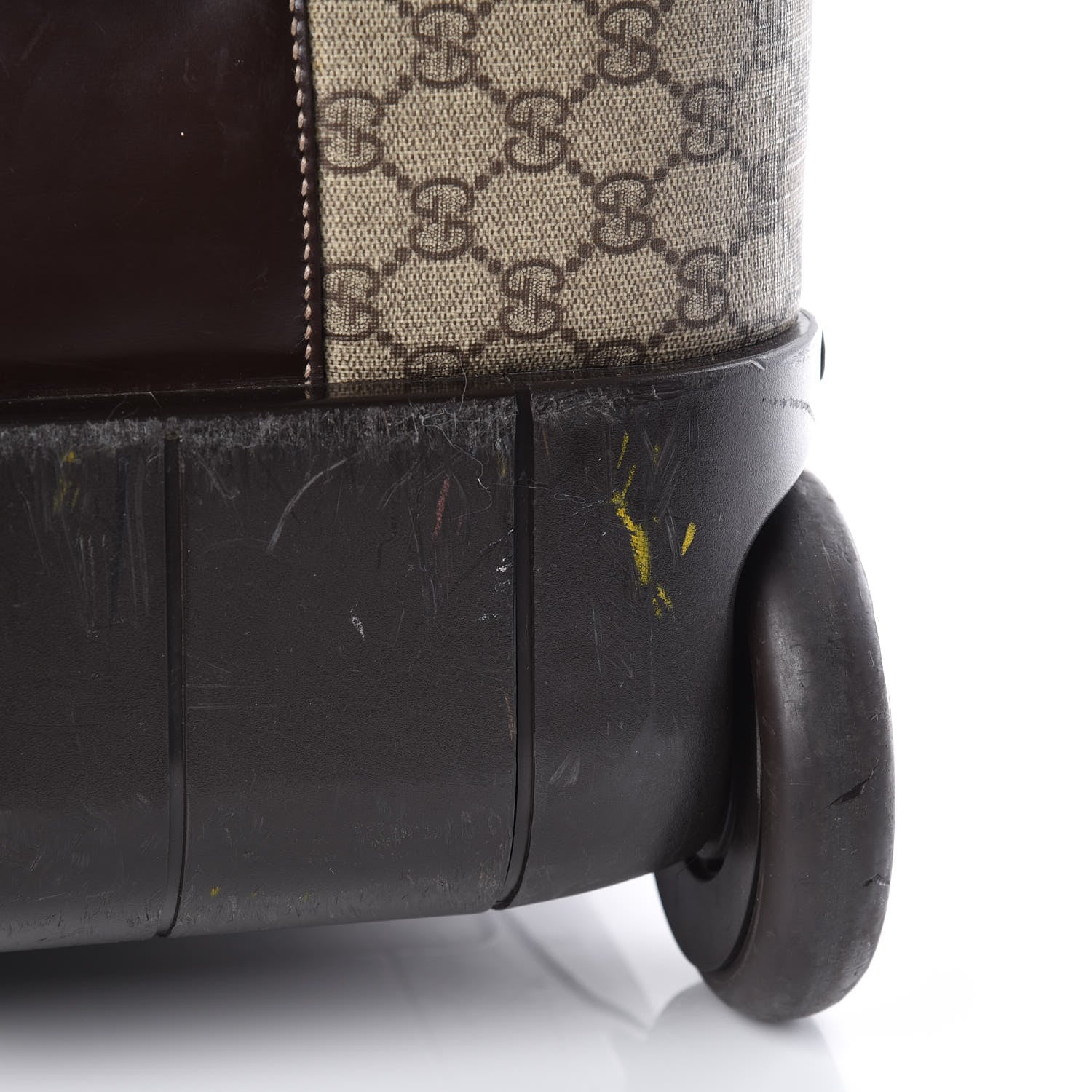 Gucci GG Plus Monogram Trolley Suitcase Dark Brown 24 of 26
