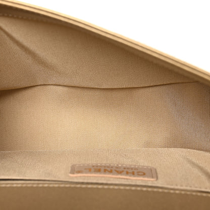 Chanel Metallic Lambskin Medium Scaled Boy Flap Gold 5 of 11