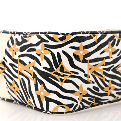 Louis Vuitton Monogram Giant Jungle Beach Pouch Ivory 9 of 11