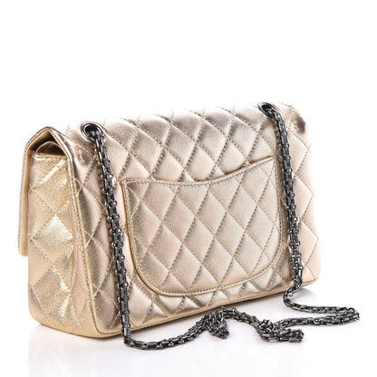 Chanel Metallic Calfskin Quilted 2.55 Reissue 226 Flap Gold 3 of 10