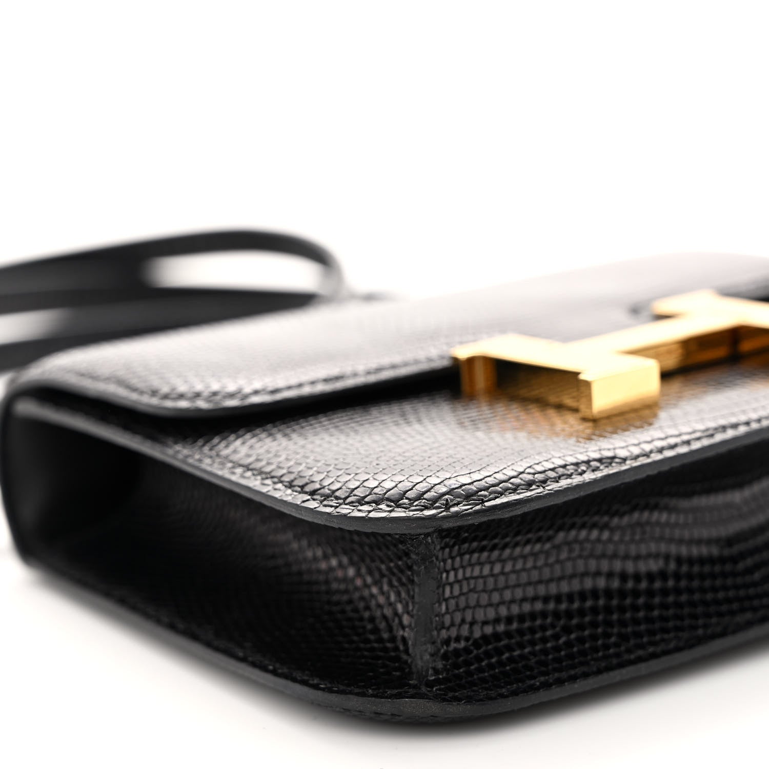 Hermes Lizard Niloticus Micro Constance 14 Black 9 of 11