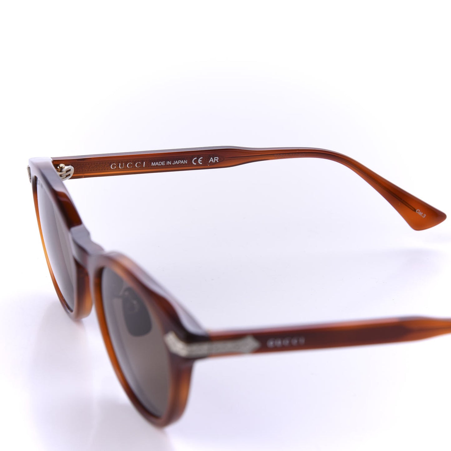 Acetate Round Metal Sunglasses GG0071S Havana