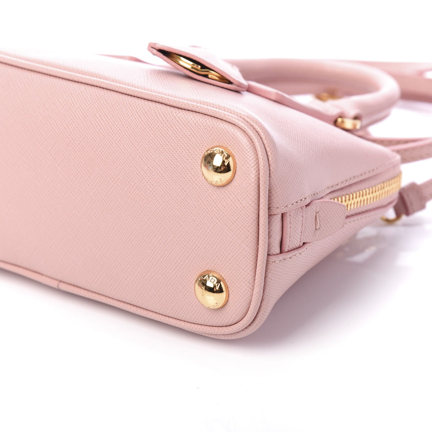 Prada Saffiano Lux Mini Promenade Tote Orchidea 8 of 11