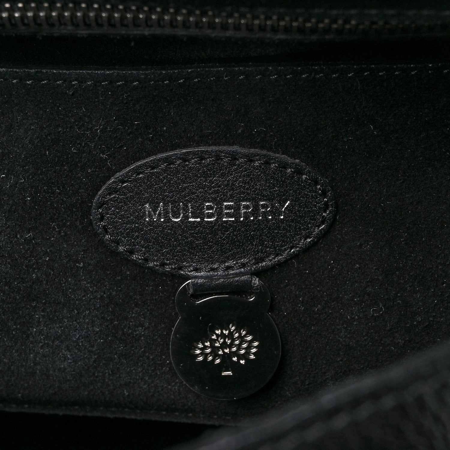 Mulberry Natural Leather Bayswater Black 5 of 7