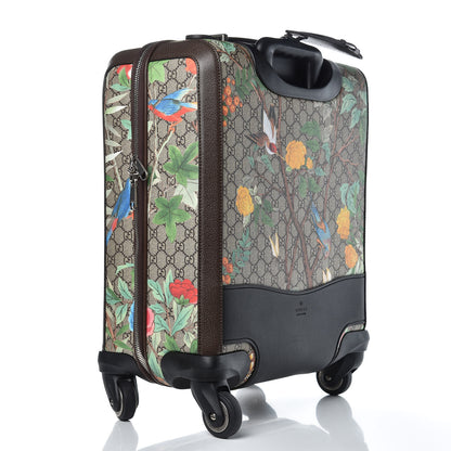 Gucci GG Supreme Monogram Tian Carry On Trolley Beige Multicolor New Acero 3 of 12