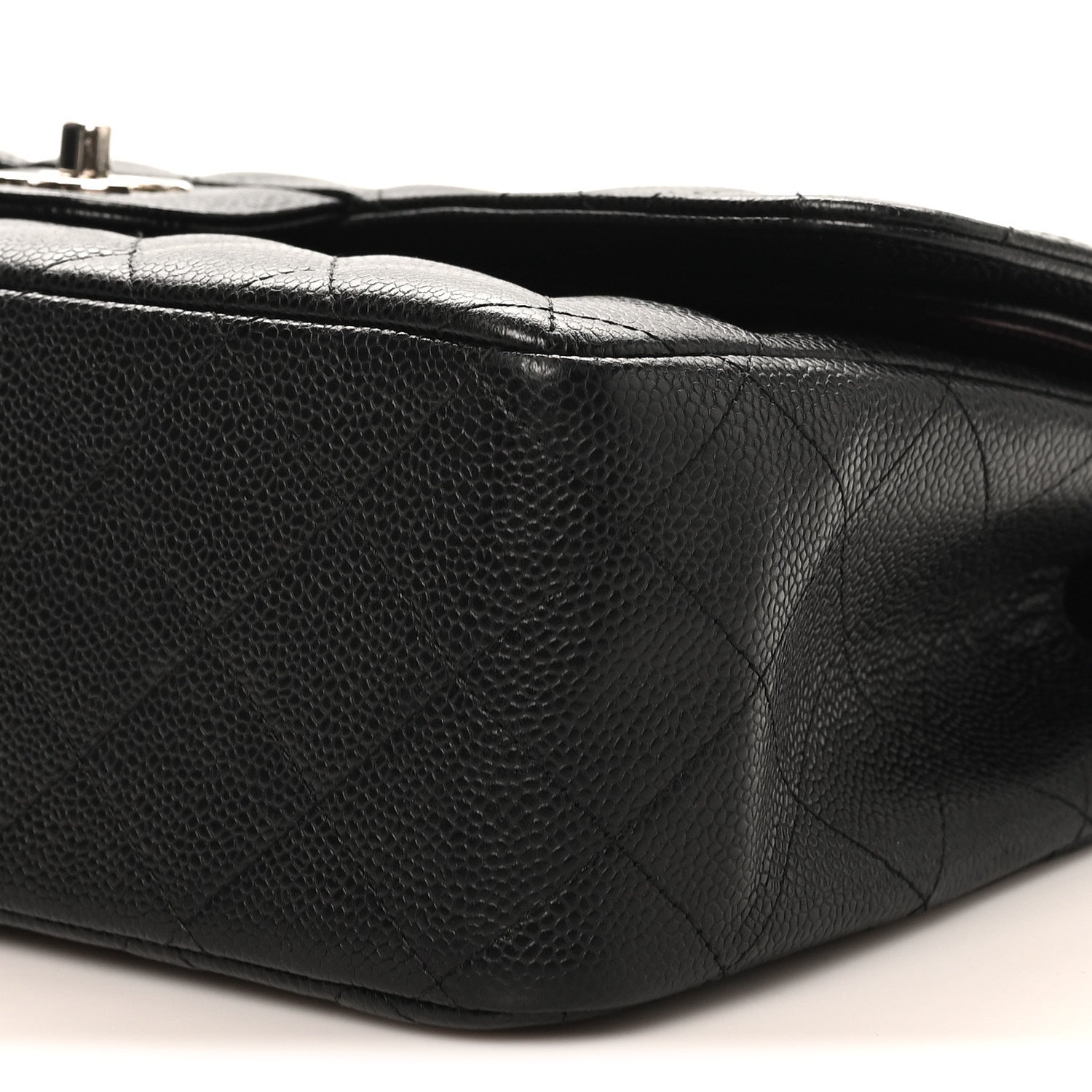 Chanel Caviar Quilted Jumbo Double Flap Black 10 of 10